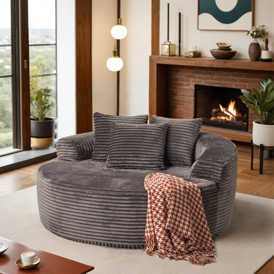 Divano moderno in tessuto felpato HOOOWOOO