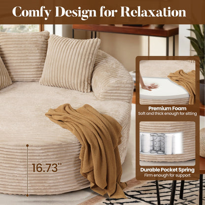 Divano moderno in tessuto felpato HOOOWOOO