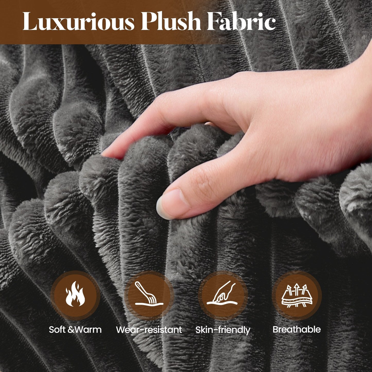 Divano moderno in tessuto felpato HOOOWOOO