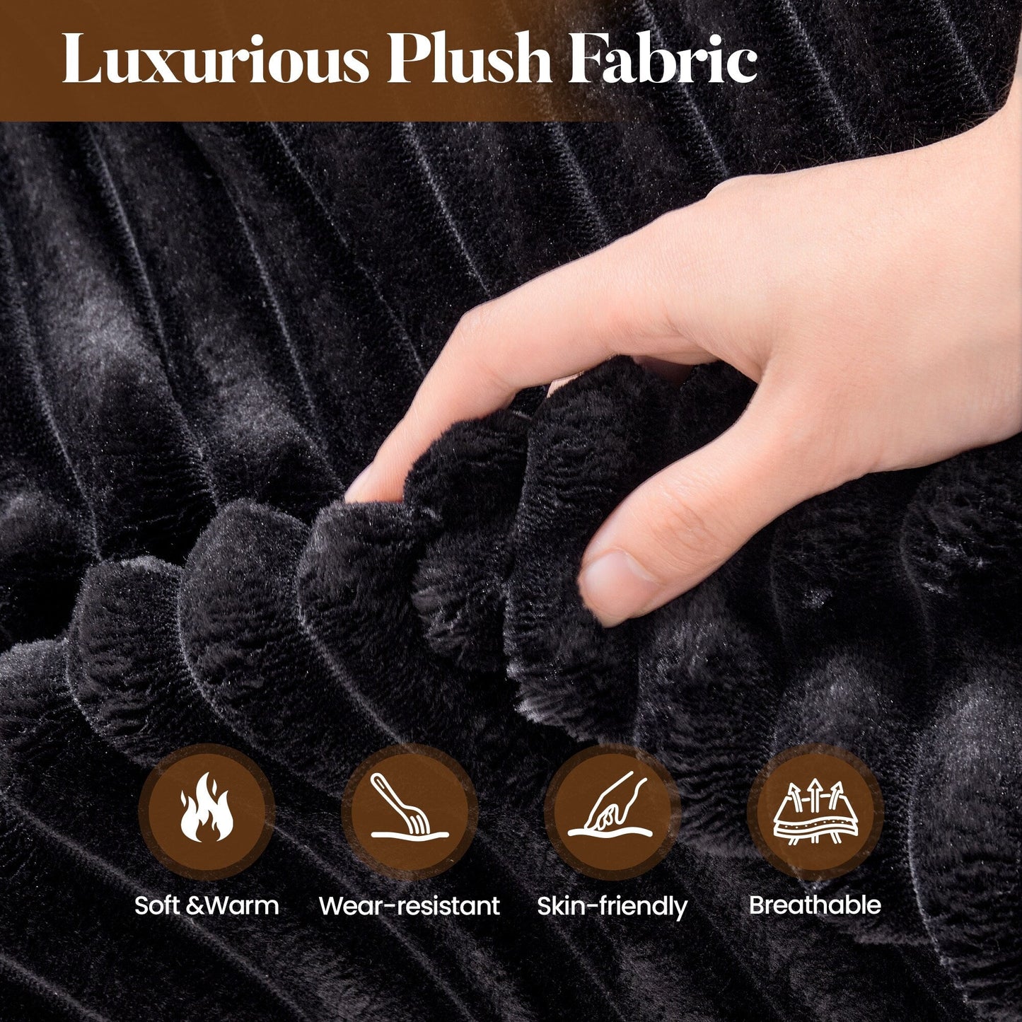 Divano moderno in tessuto felpato HOOOWOOO