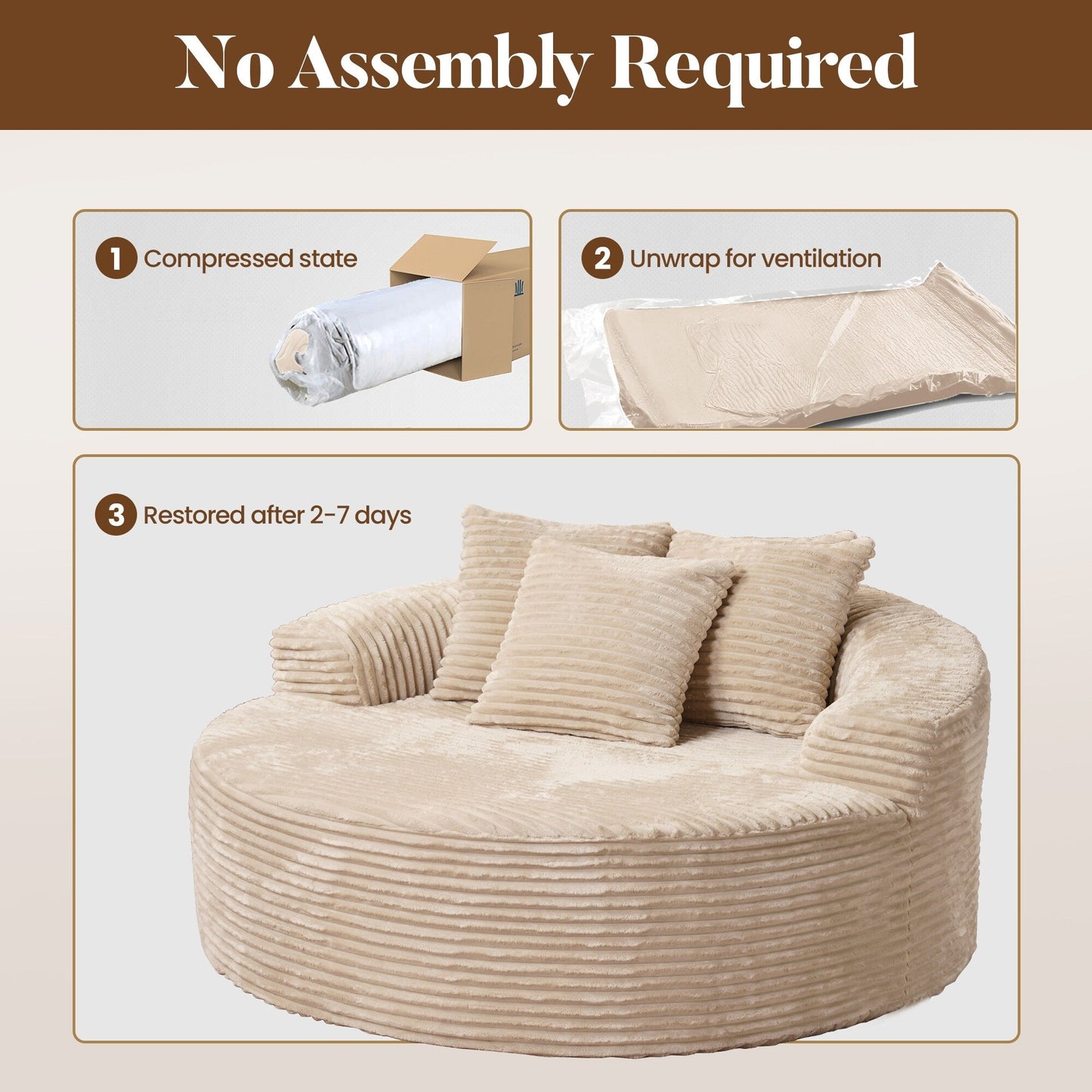 Divano moderno in tessuto felpato HOOOWOOO