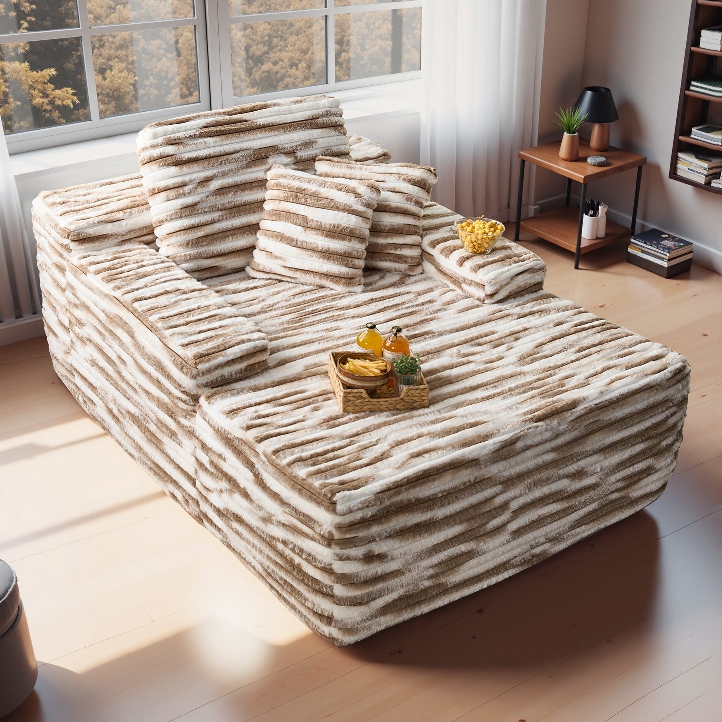 Divano moderno in tessuto HOOOWOOO Chaise longue