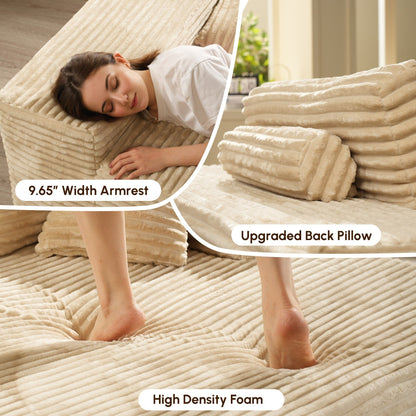 Divano moderno in tessuto HOOOWOOO Chaise longue