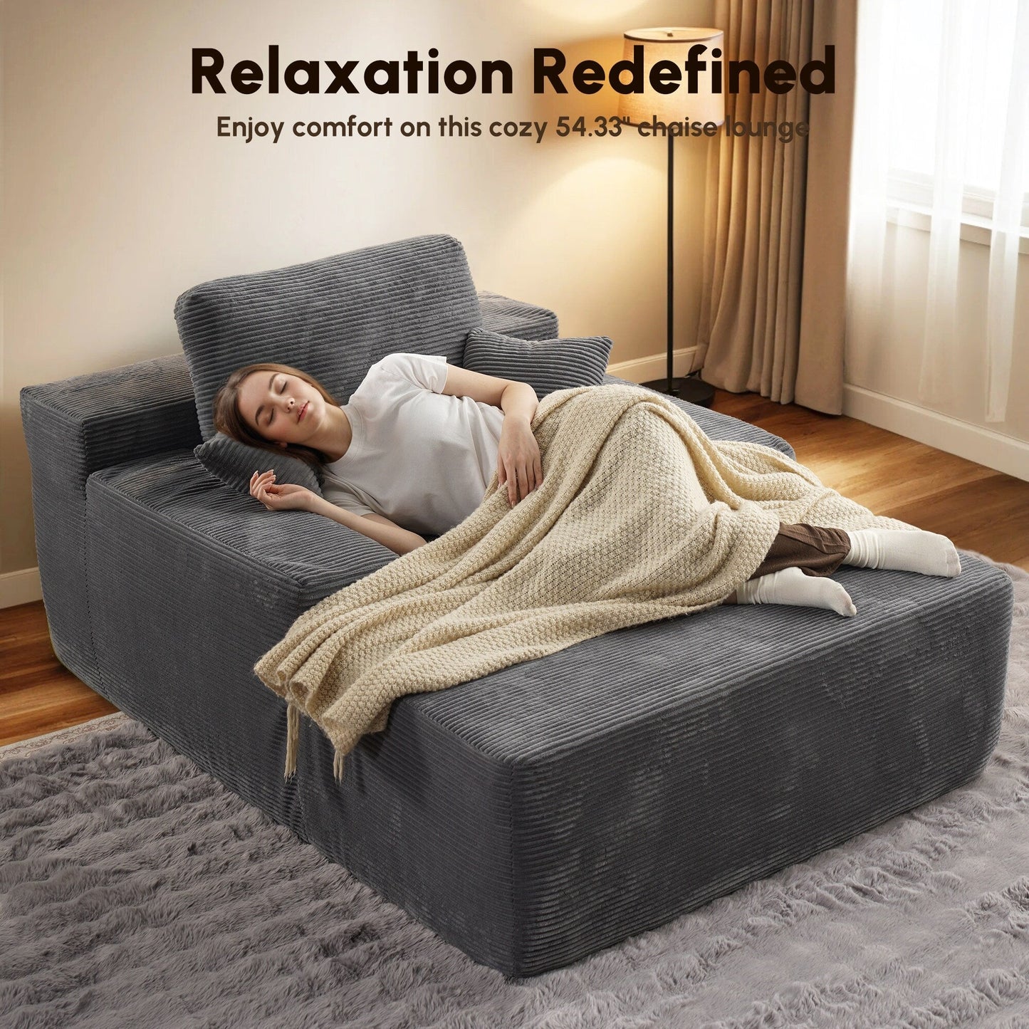 Divano moderno in tessuto HOOOWOOO Chaise longue