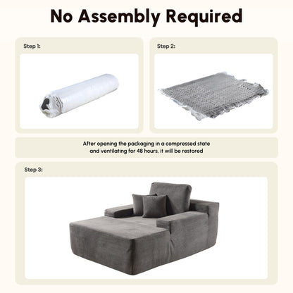 Divano moderno in tessuto HOOOWOOO Chaise longue