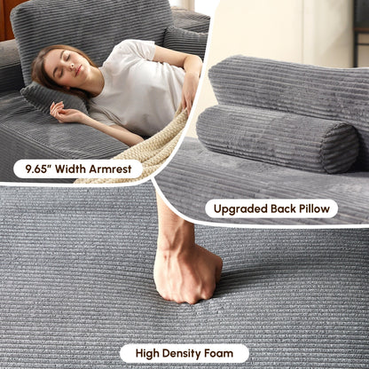 Divano moderno in tessuto HOOOWOOO Chaise longue