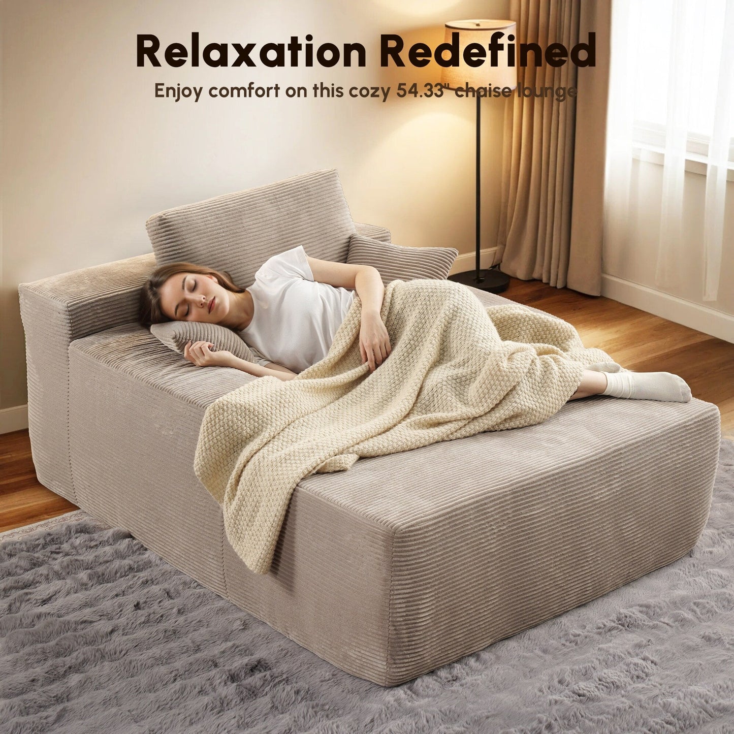 Divano moderno in tessuto HOOOWOOO Chaise longue