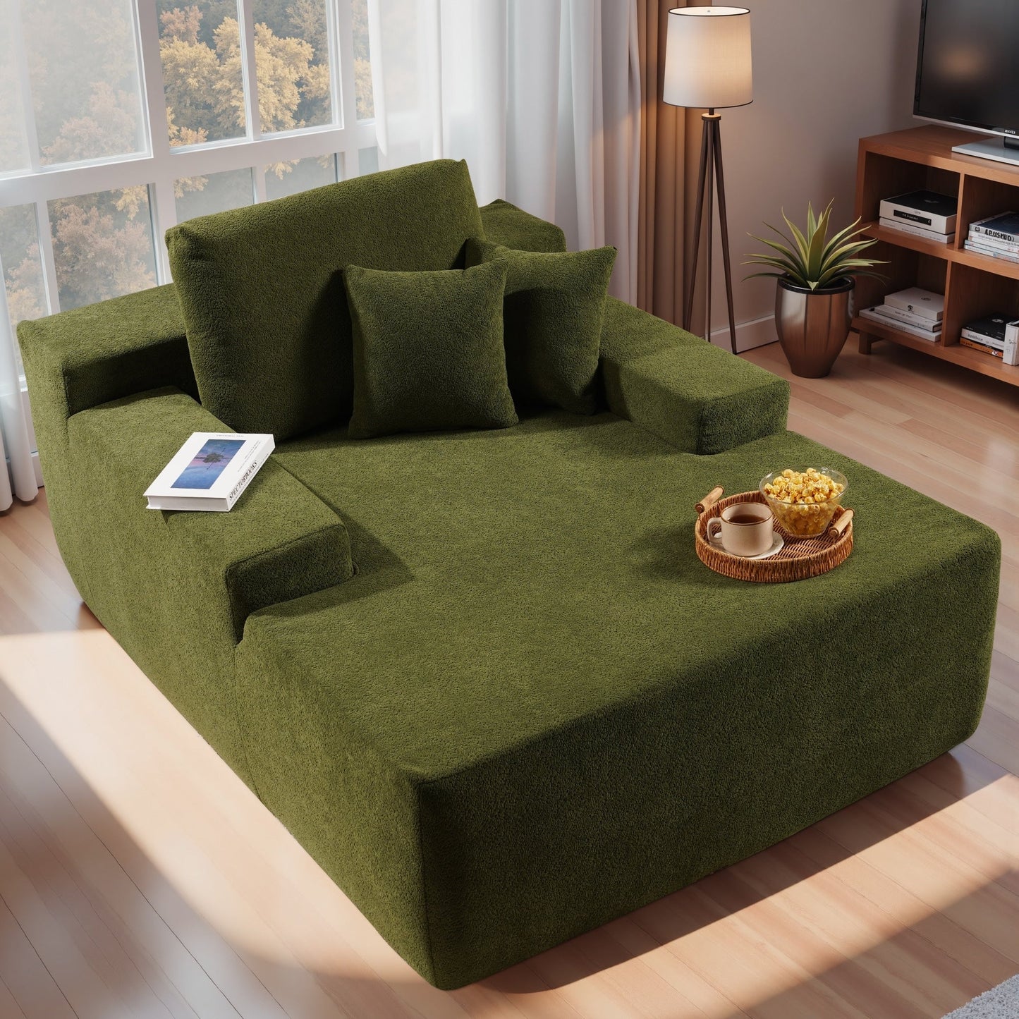 Divano moderno in tessuto HOOOWOOO Chaise longue