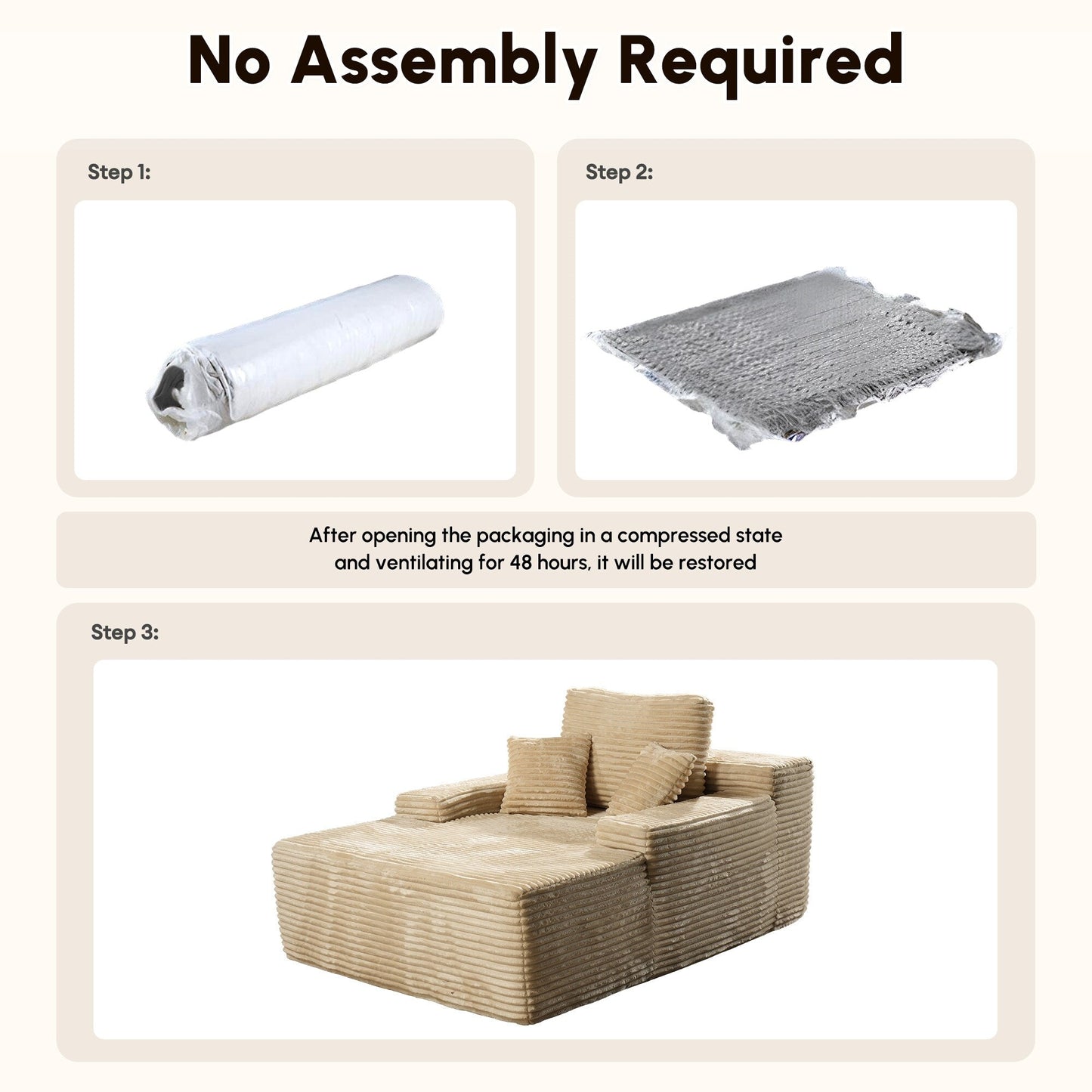 Divano moderno in tessuto HOOOWOOO Chaise longue