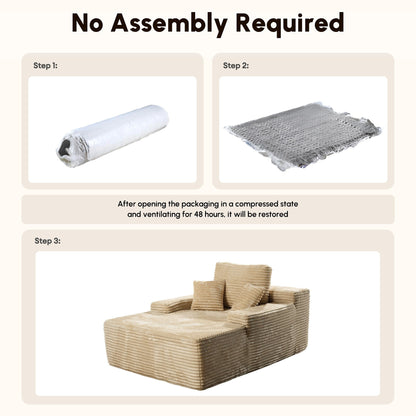 Divano moderno in tessuto HOOOWOOO Chaise longue