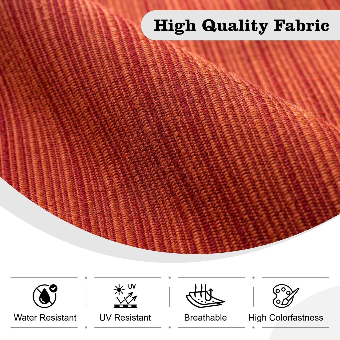 HOOOWOOO Set di mobili da esterno in rattan e vimini da 11 pezzi, sedie girevoli con braciere