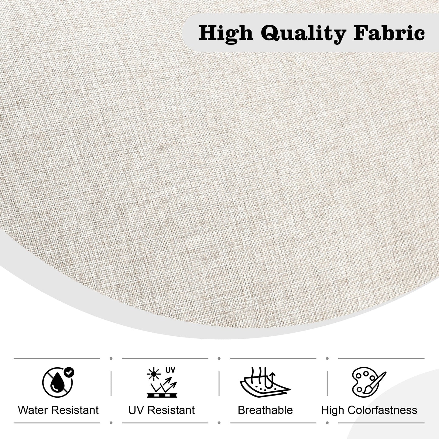 HOOOWOOO Set di mobili da esterno in rattan e vimini da 11 pezzi, sedie girevoli con braciere