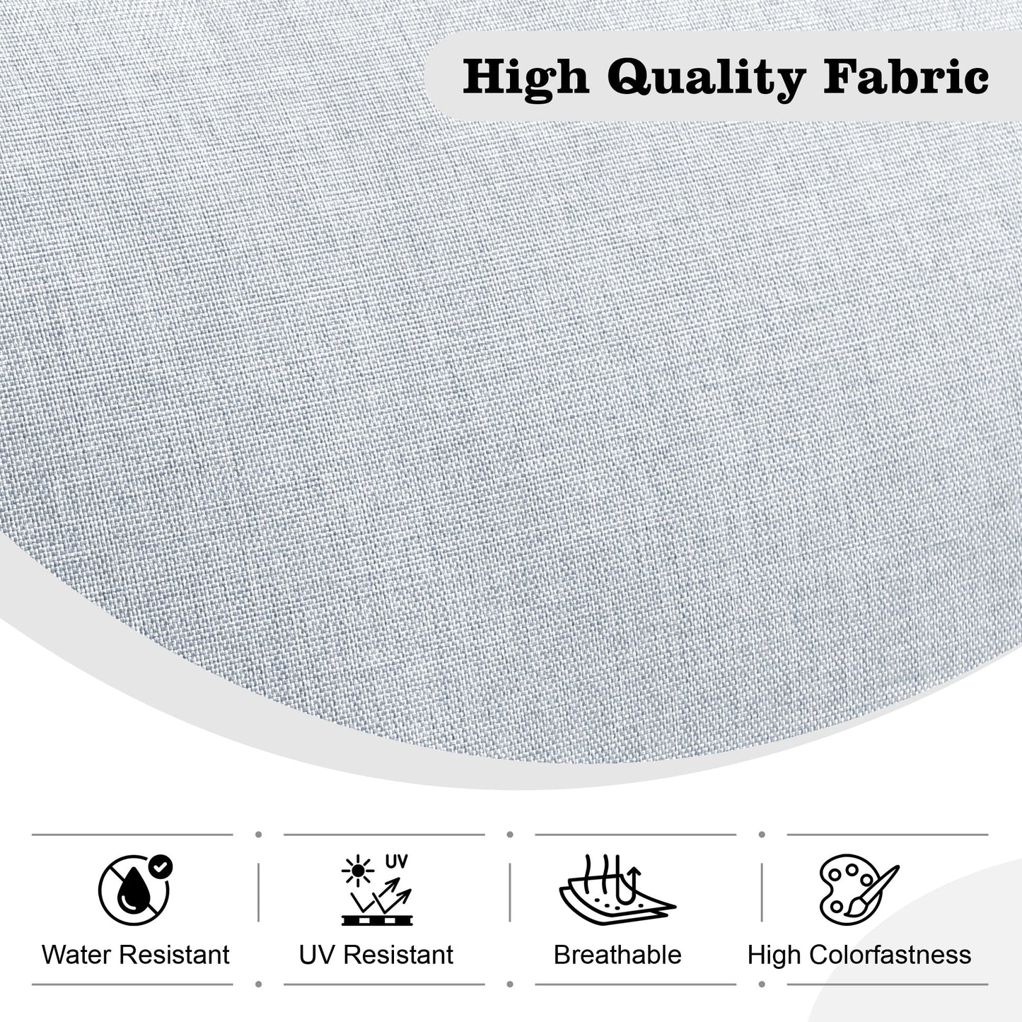 HOOOWOOO Set di mobili da esterno in rattan e vimini da 11 pezzi, sedie girevoli con braciere