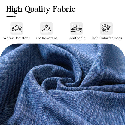 Set di 2 sedie da esterno in vimini e rattan HOOOWOOO