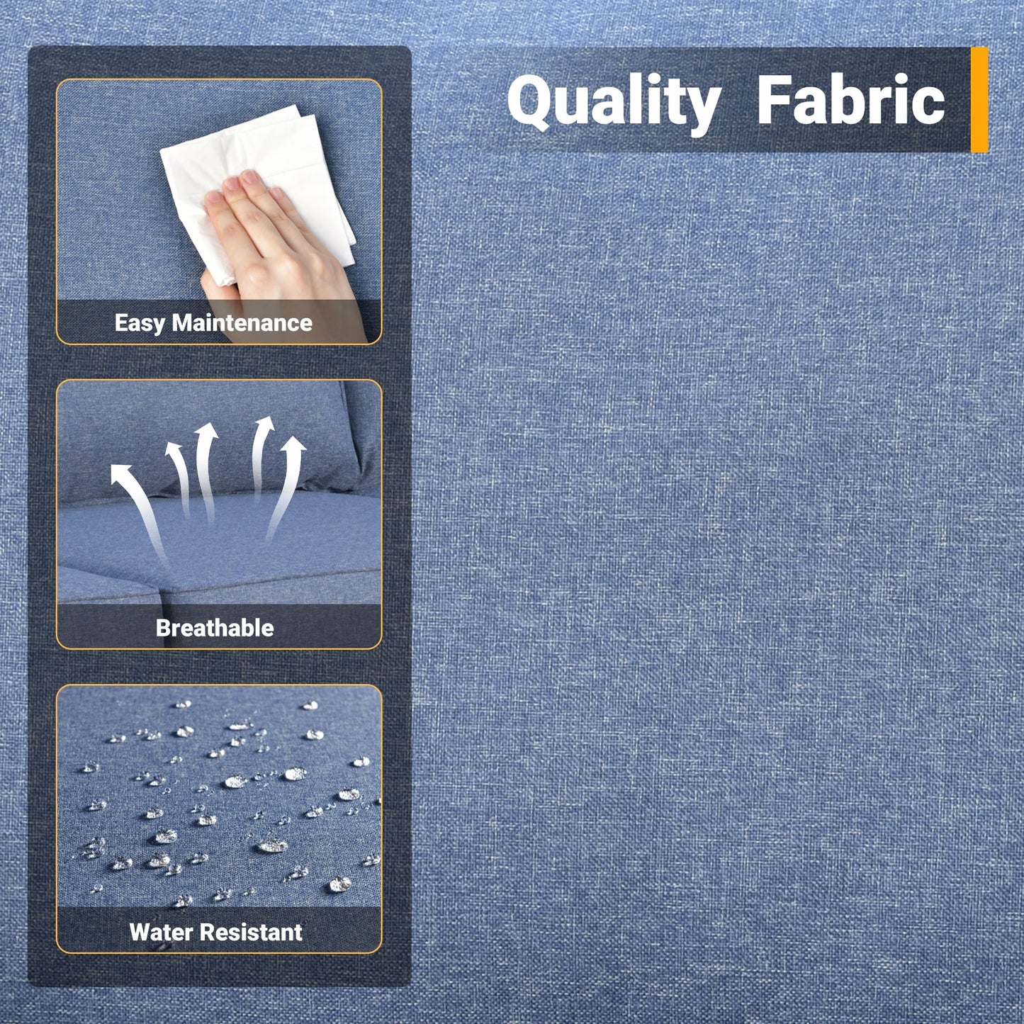 Set di 4 sedie girevoli da giardino in vimini HOOOWOOO con braciere a legna