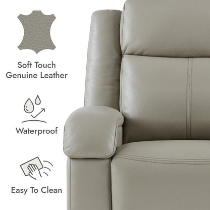 Poltrone reclinabili elettriche Hadlee con poggiatesta elettrico e porte di ricarica