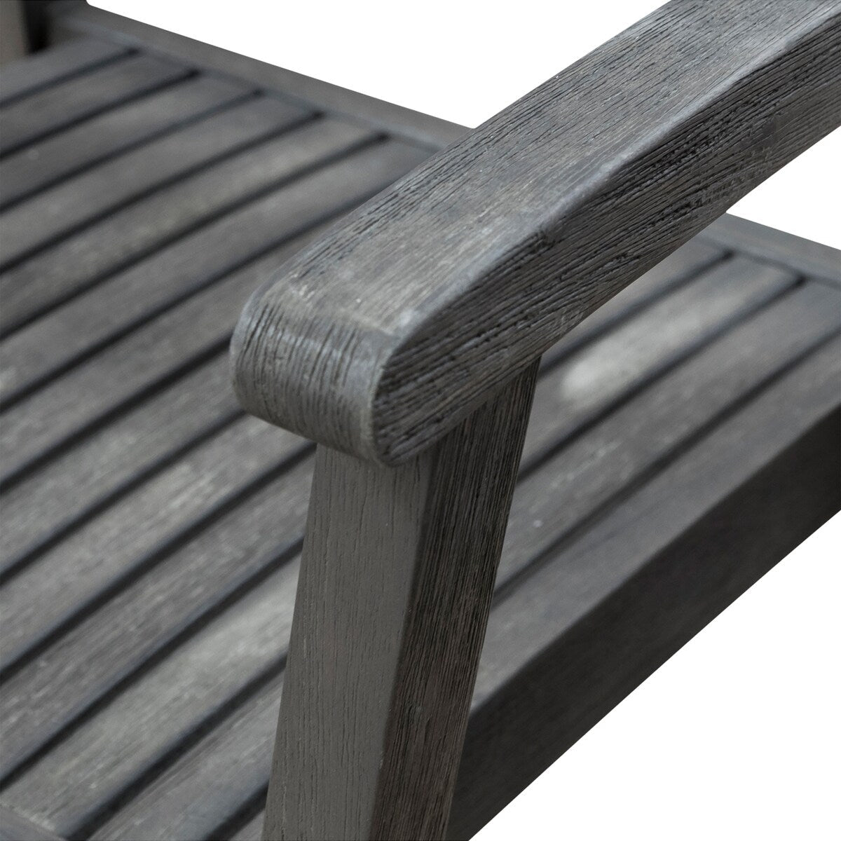 Set di tavolo e sedie impilabili Hakan Wood Patio con gambe curve