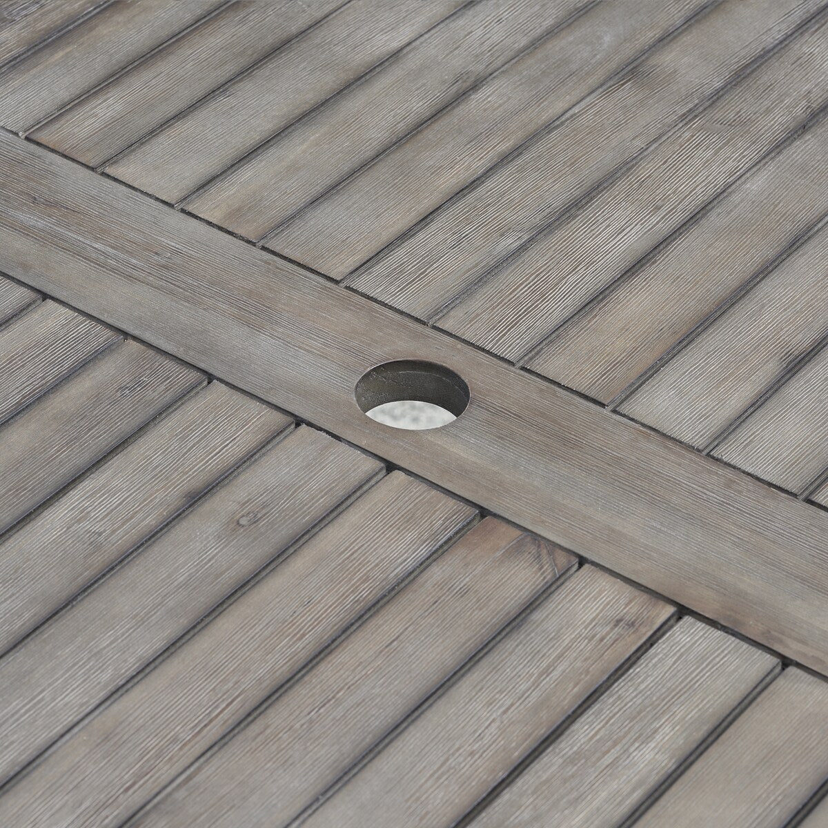 Set di tavolo e sedie impilabili Hakan Wood Patio con gambe curve