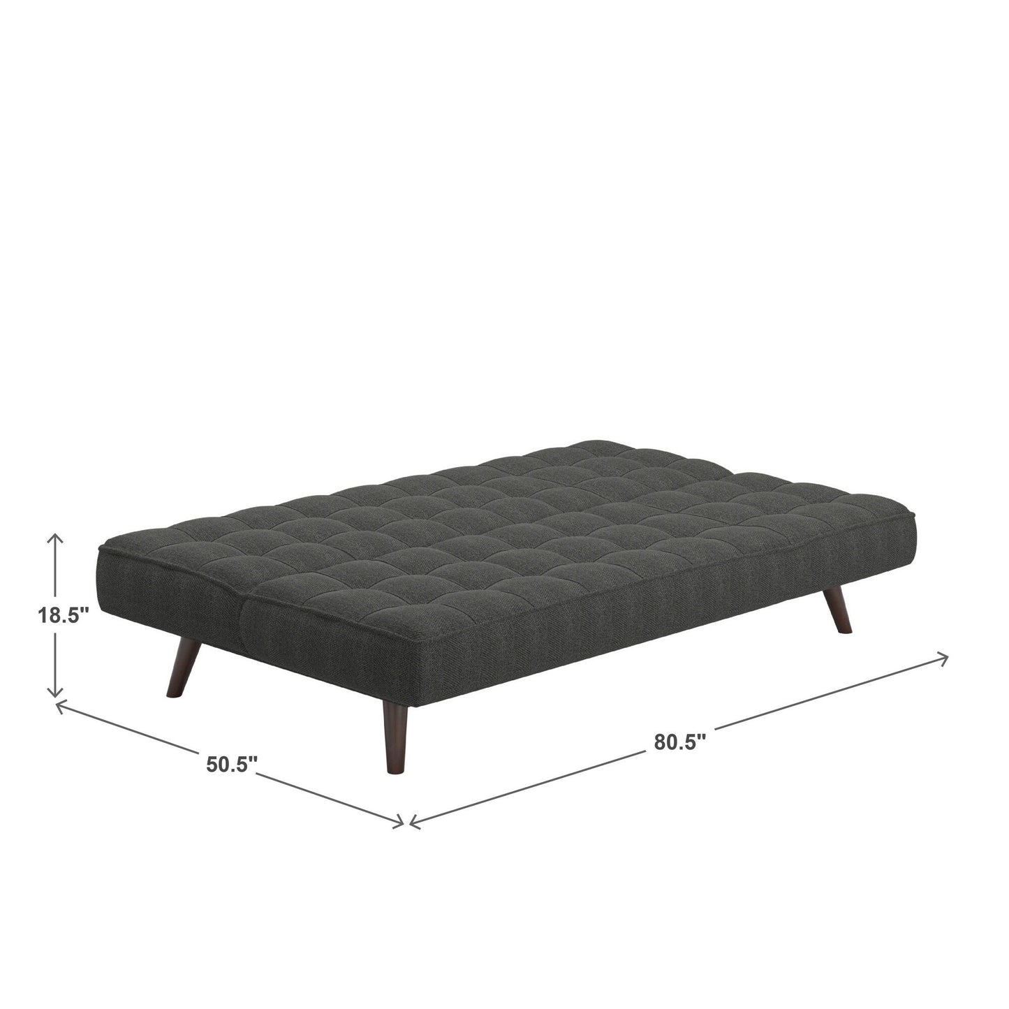 Futon trapuntato in ciniglia di transizione Halden di iNSPIRE Q Modern
