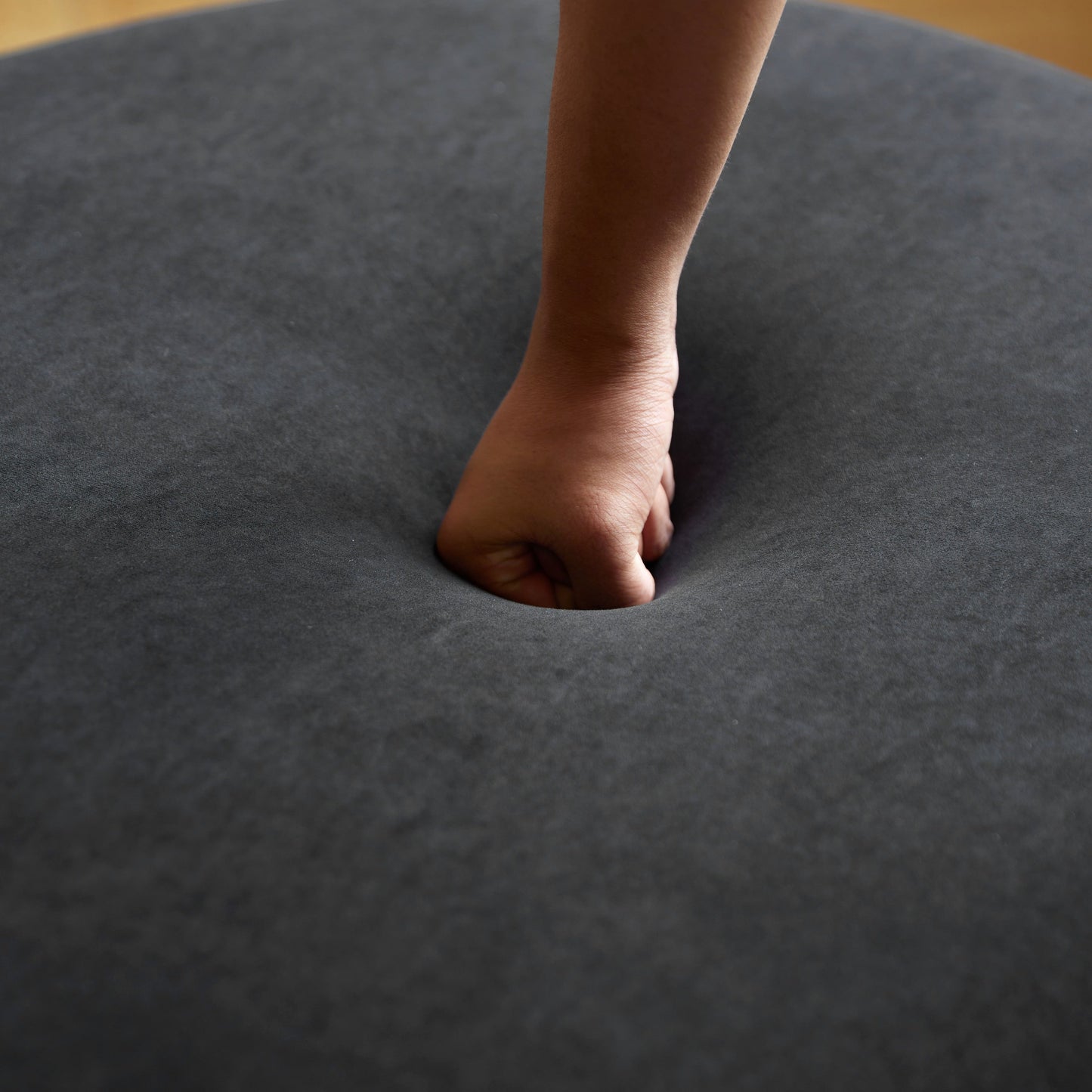 Divano da soggiorno curvo in velluto a mezzaluna da 90,2 pollici