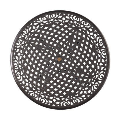 Set da pranzo in alluminio Hallandale Sarasota di Christopher Knight Home