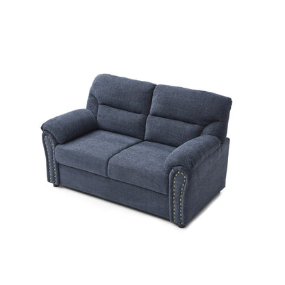 Divano dritto Hamilton da 60 pollici con braccioli pillow top in poliestere