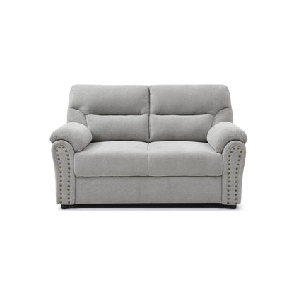 Divano dritto Hamilton da 60 pollici con braccioli pillow top in poliestere