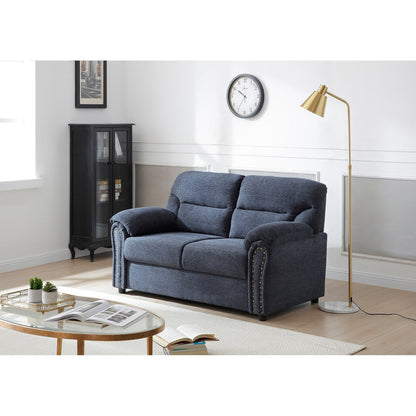 Divano dritto Hamilton da 60 pollici con braccioli pillow top in poliestere