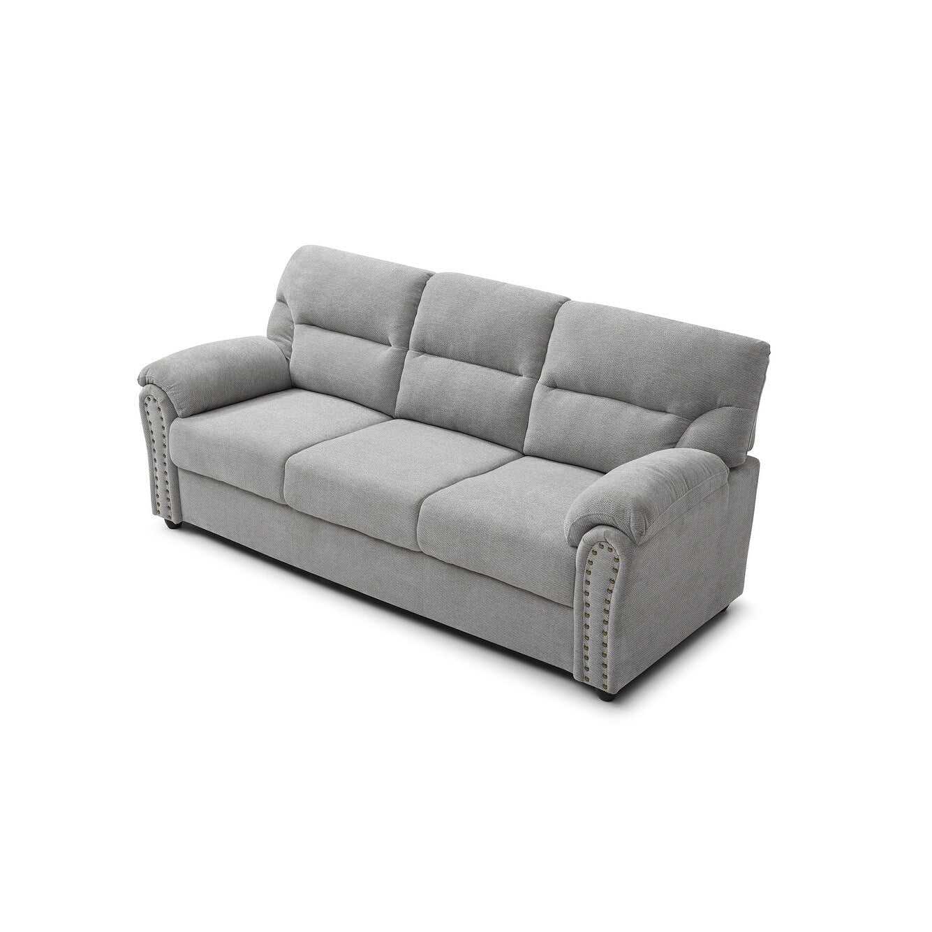 Divano dritto Hamilton da 82 pollici con braccioli pillow top in poliestere