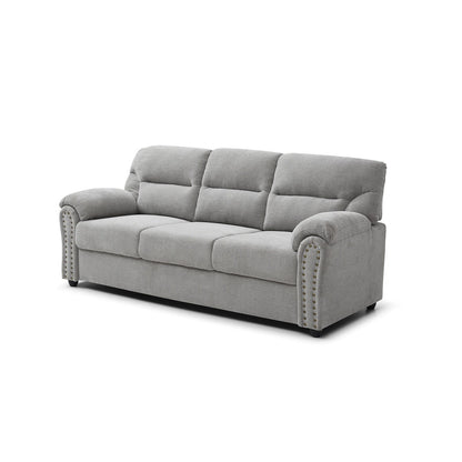 Divano dritto Hamilton da 82 pollici con braccioli pillow top in poliestere