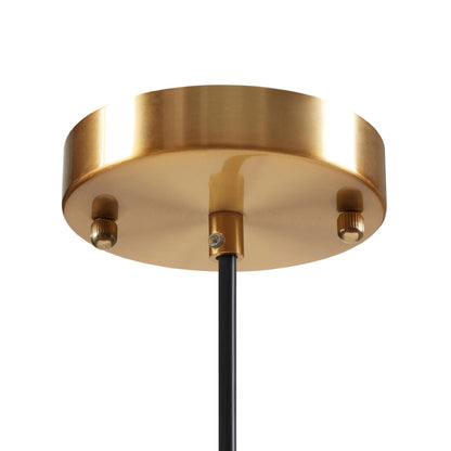 Lampada a sospensione in vetro a forma di campana INK+IVY Auburn