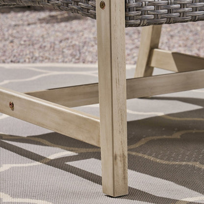 Set di 3 poltrone e tavolino da esterno Hampton Outdoor di Christopher Knight Home