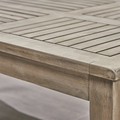 Set da esterno Hampton Wood and Wicker da 6 pezzi di Christopher Knight Home