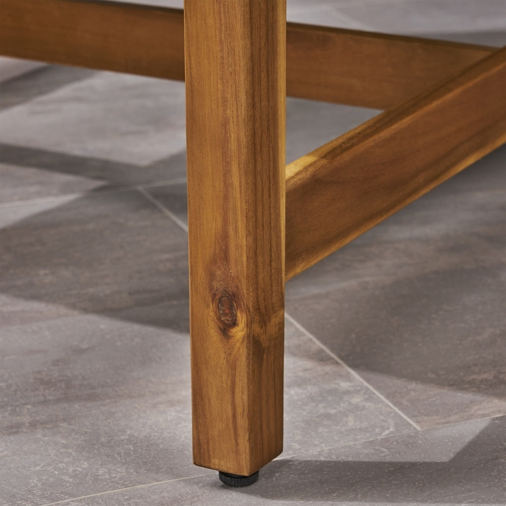 Set da esterno Hampton Wood and Wicker da 6 pezzi di Christopher Knight Home