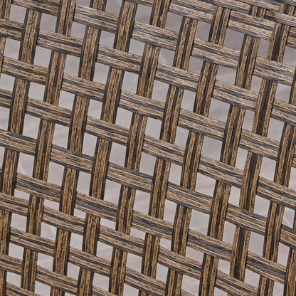 Set da esterno Hampton Wood and Wicker da 6 pezzi di Christopher Knight Home