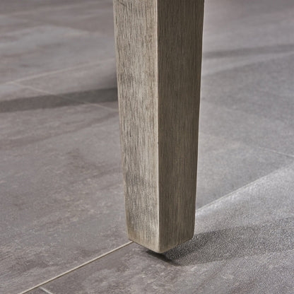 Set da esterno Hampton da 9 pezzi in legno/vimini di Christopher Knight Home