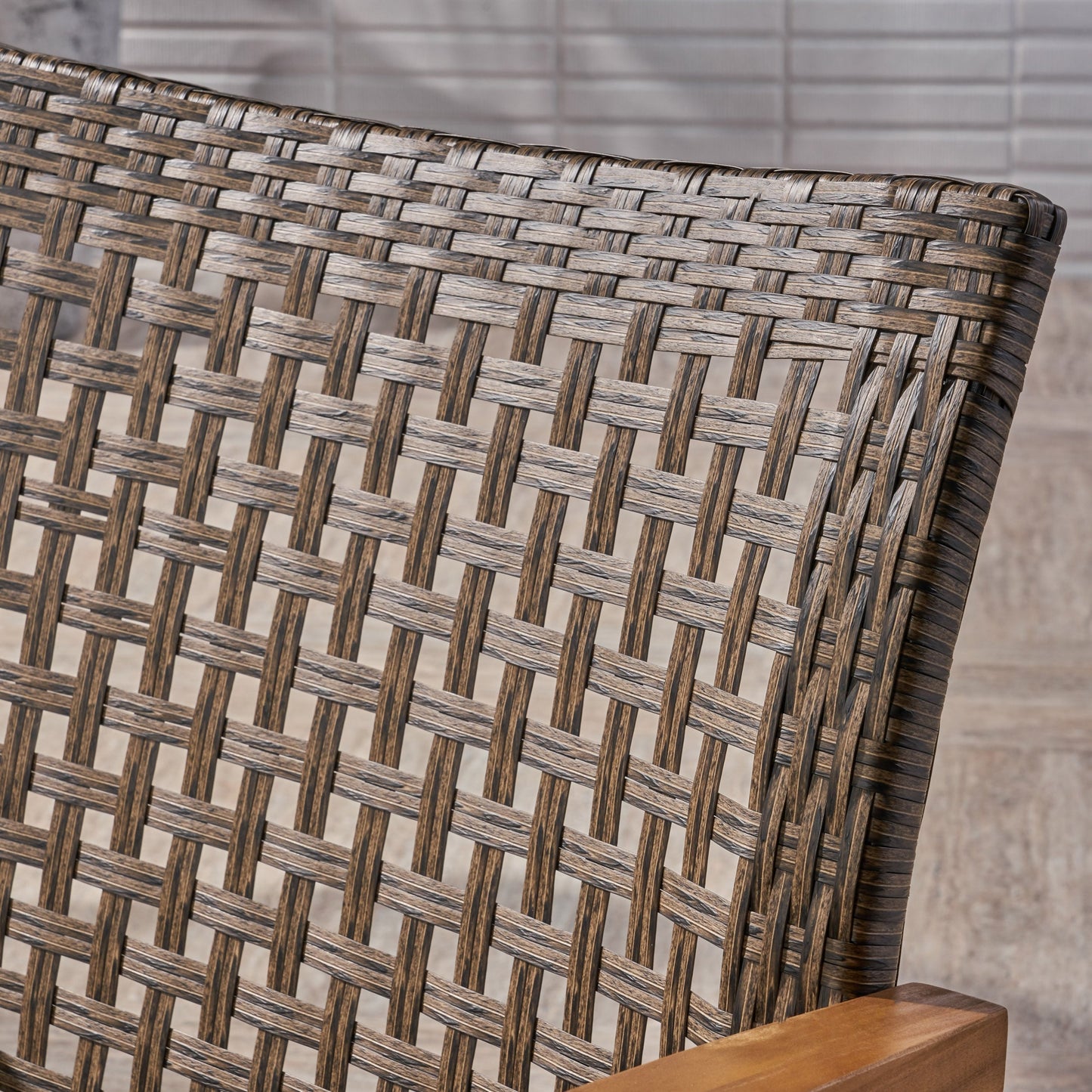 Poltrona da esterno Hampton (set da 4) di Christopher Knight Home