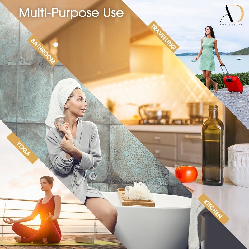 Asciugamani da cucina ad asciugatura rapida 16 x 28 pollici di Ample Decor - 2 pezzi