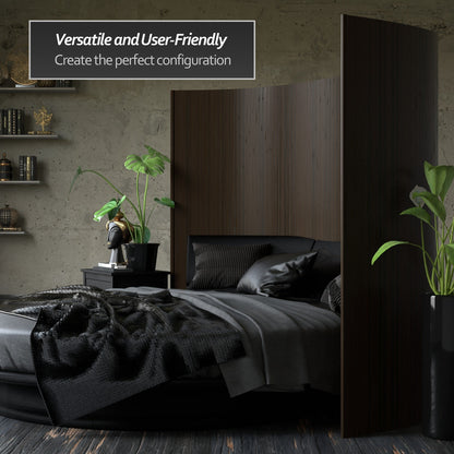 Paravento fatto a mano in bambù ondulato da 6 piedi (Cina)