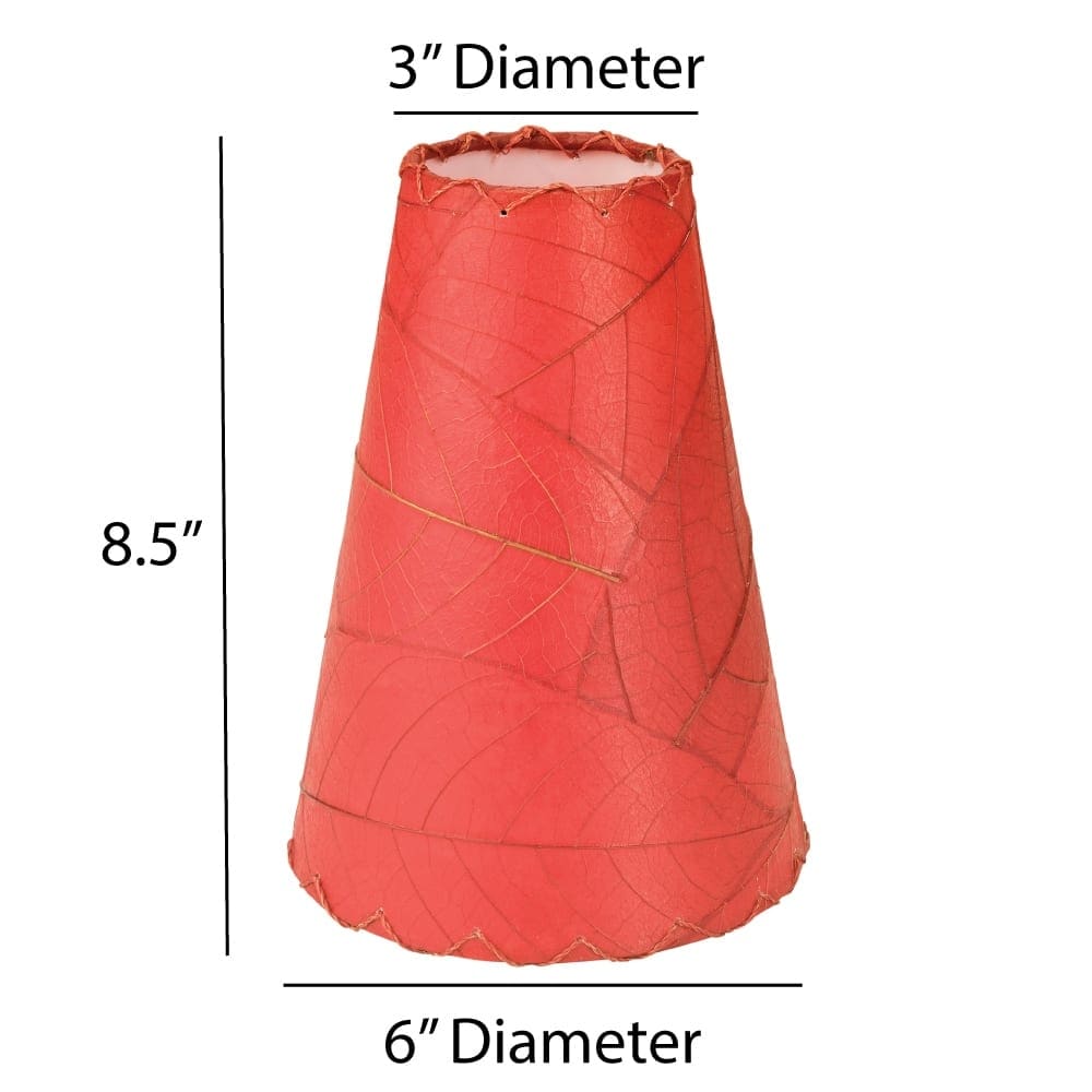 Lampada da parete Gecko fatta a mano Eangee, paralume in foglie di cacao, 16 x 7 x 24 pollici - 16 x 7 x 24