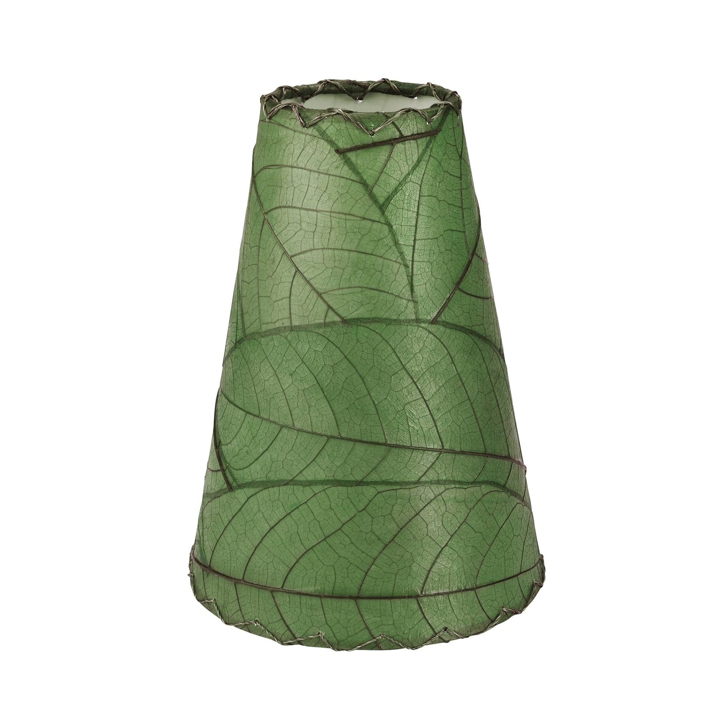 Lampada da parete Gecko fatta a mano Eangee, paralume in foglie di cacao, 16 x 7 x 24 pollici - 16 x 7 x 24