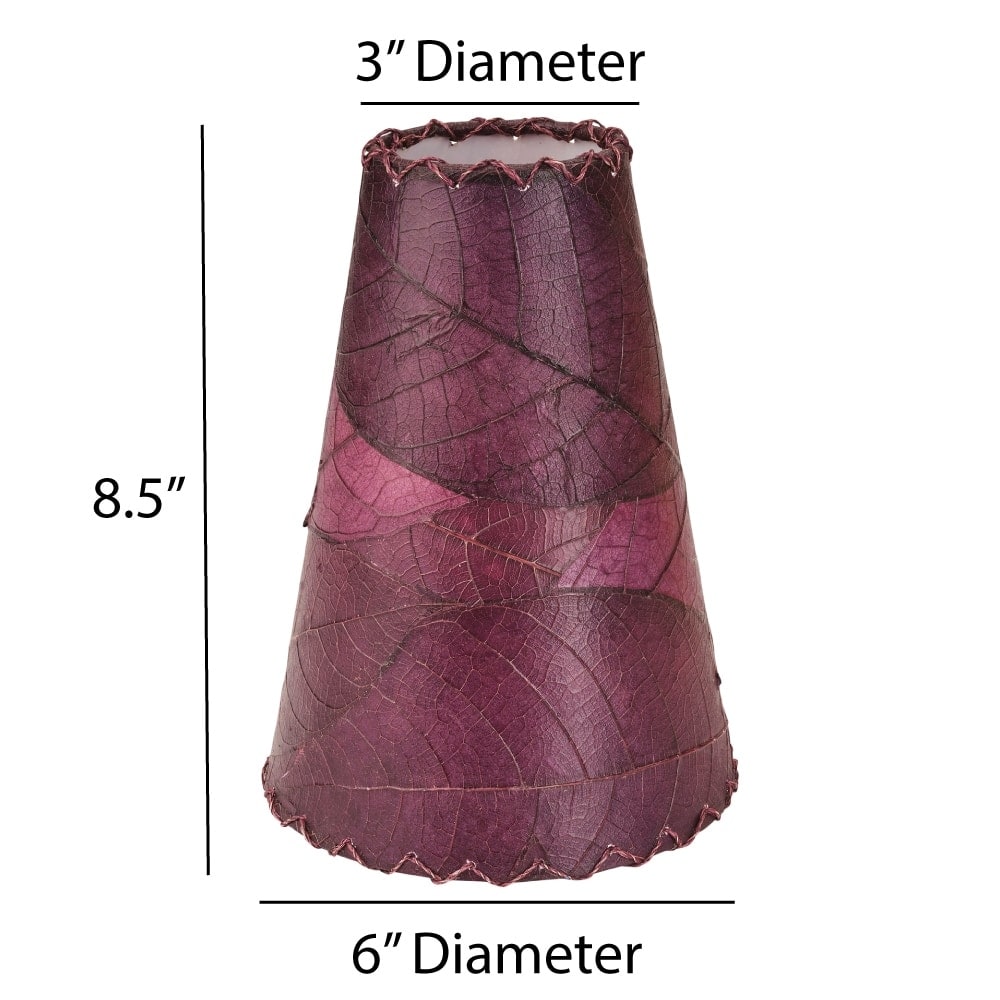 Lampada da parete Gecko fatta a mano Eangee, paralume in foglie di cacao, 16 x 7 x 24 pollici - 16 x 7 x 24