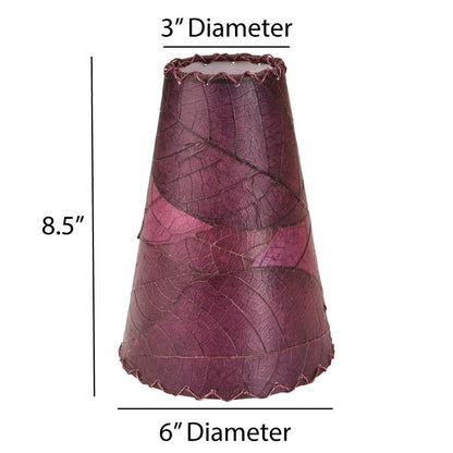 Lampada da parete Gecko fatta a mano Eangee, paralume in foglie di cacao, 16 x 7 x 24 pollici - 16 x 7 x 24