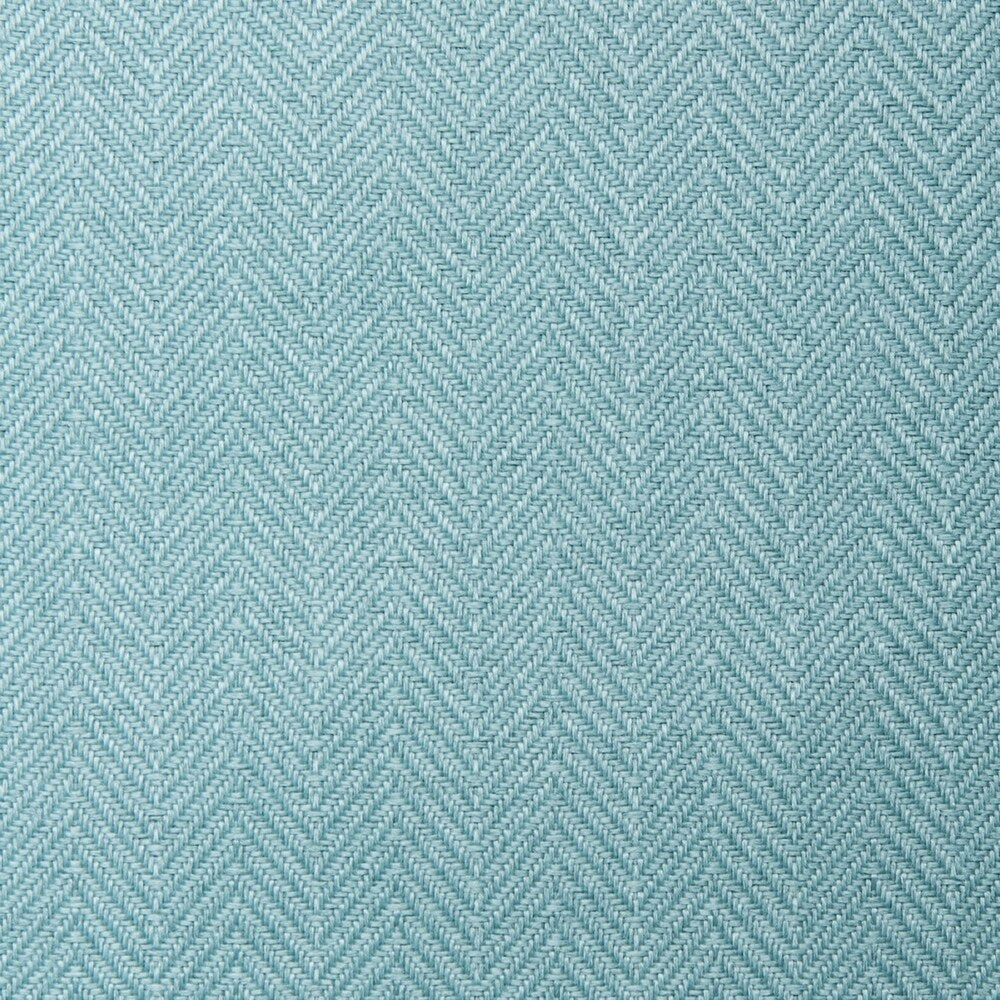 Set da pranzo Hanover Lavallette da 5 pezzi in blu oceano con 4 sedie fisse, tavolo rotondo con piano in vetro da 52 pollici, ombrellone e base