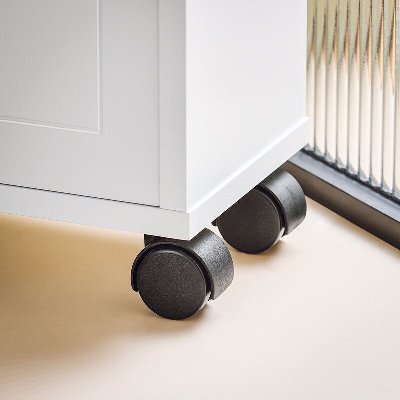 Haotian BZR31-W, Mobiletto porta carta igienica - Bianco - Bianco