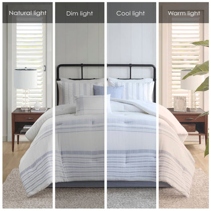 Set di piumoni oversize in cotone jacquard Harbor House Morgan da 6 pezzi