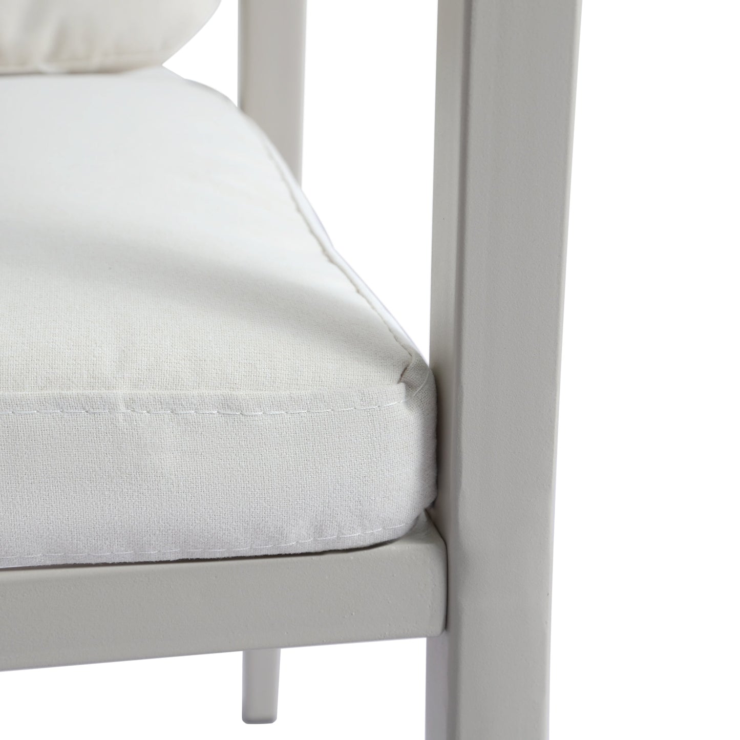 Set da pranzo da esterno Hares Farmhouse in legno di acacia da 7 pezzi con cuscini di Christopher Knight Home