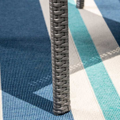 Set da pranzo da esterno Harlowe in vimini da 7 pezzi con cuscini di Christopher Knight Home