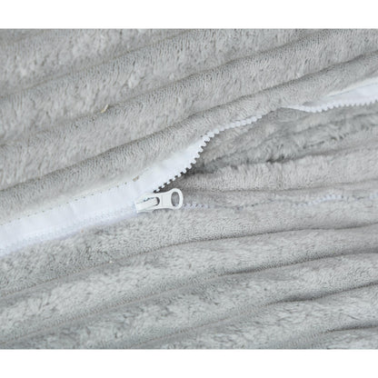 Divano letto oversize in velluto a coste Harmonia 109 W, chaise longue doppia con seduta profonda e 4 cuscini