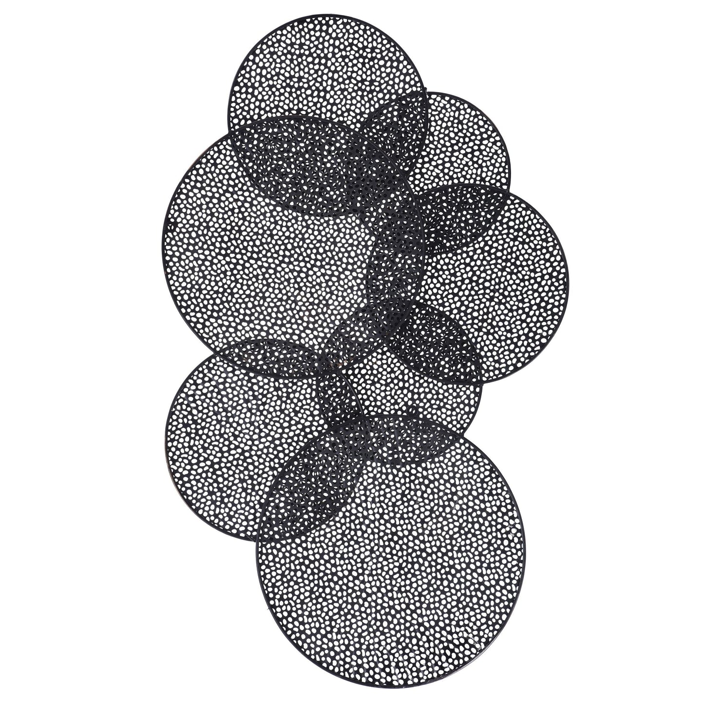 Arpa e puntale Sahara, decorazione murale in metallo multicolore